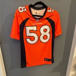 NFL Broncos Orange and Black Jersey